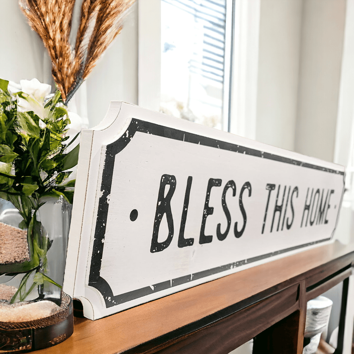 Farmhouse Chic Home Decor Bundle – Rustic Accent Pieces for Living Room & Kitchen