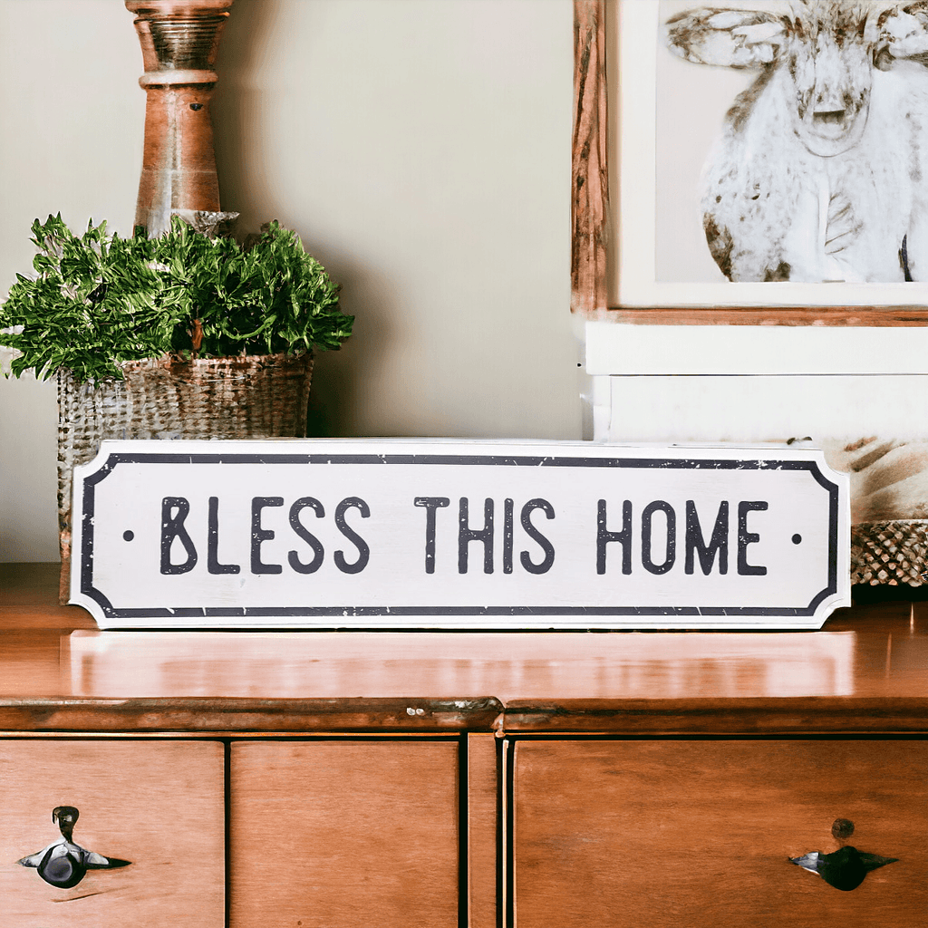 Farmhouse Chic Home Decor Bundle – Rustic Accent Pieces for Living Room & Kitchen