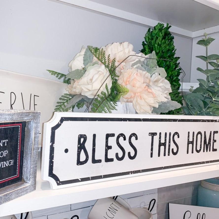 Farmhouse Chic Home Decor Bundle – Rustic Accent Pieces for Living Room & Kitchen