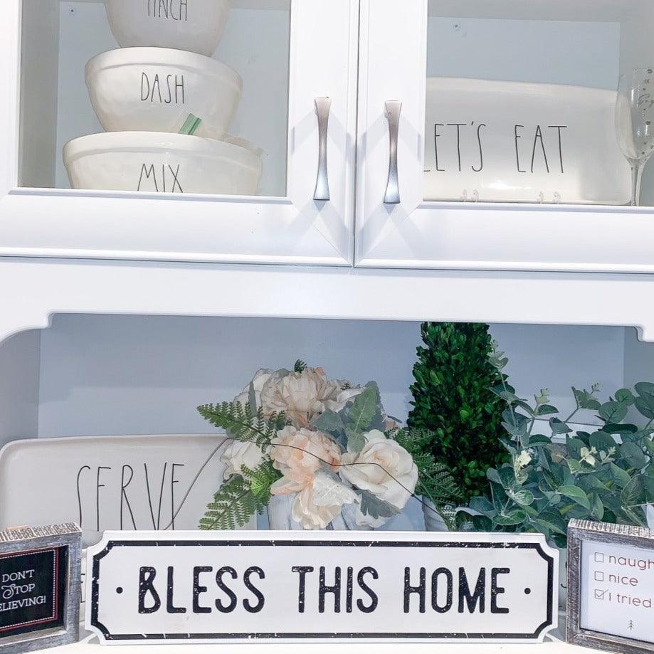 Farmhouse Chic Home Decor Bundle – Rustic Accent Pieces for Living Room & Kitchen