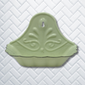 Green Retro Enamel Soap Dish