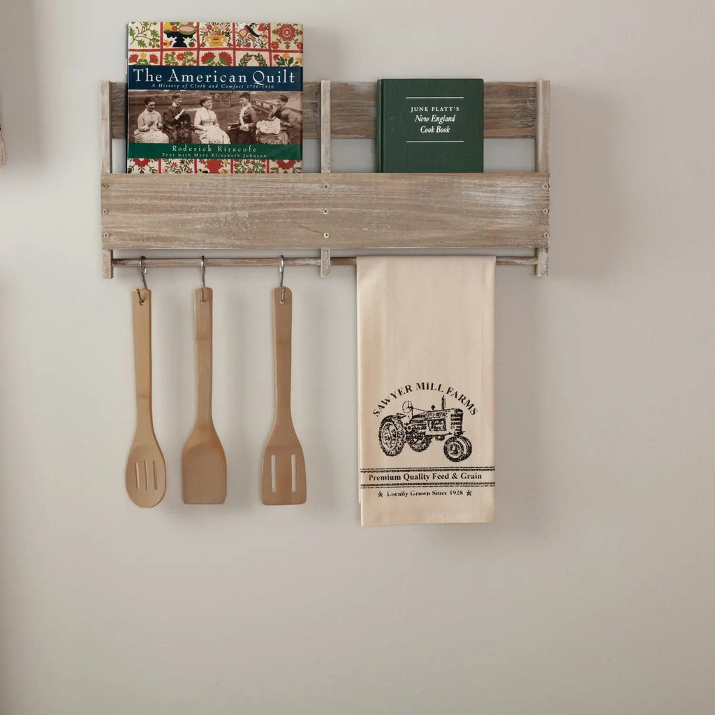 Sawyer Mill Tractor Tea Towel – Farmhouse Kitchen Decor Cotton Dish Towel