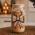 Sequin Bow Antlers 17oz