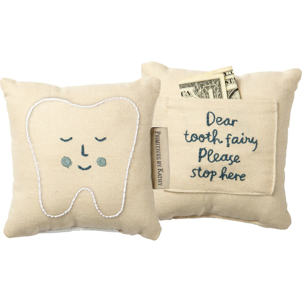 Tooth Monster Pocket Pillow by Primitives by Kathy