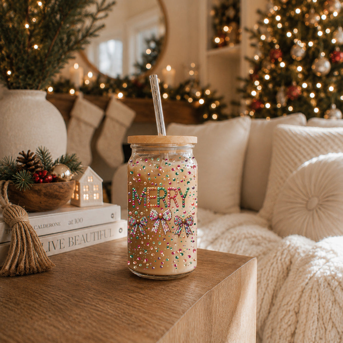 Sequin MERRY 17oz