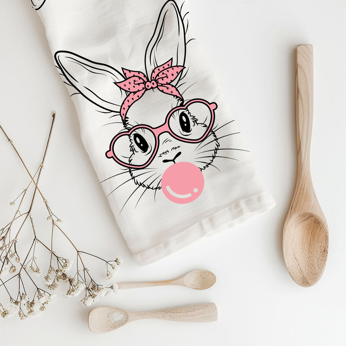 Bubblegum Bunny Towel