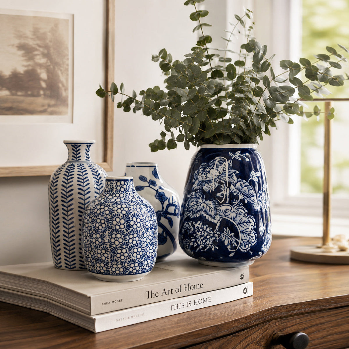 Samira Blue Vases