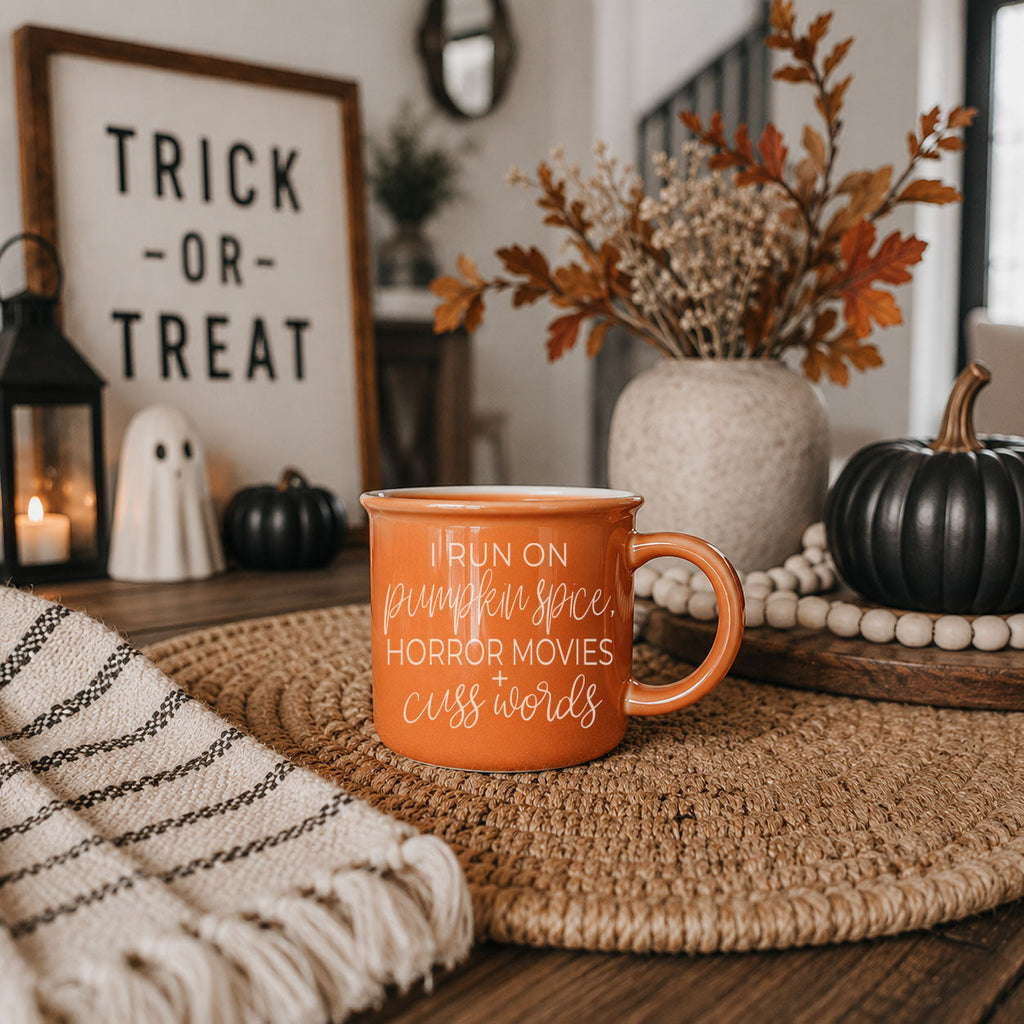 Pumpkin + Horror Mug