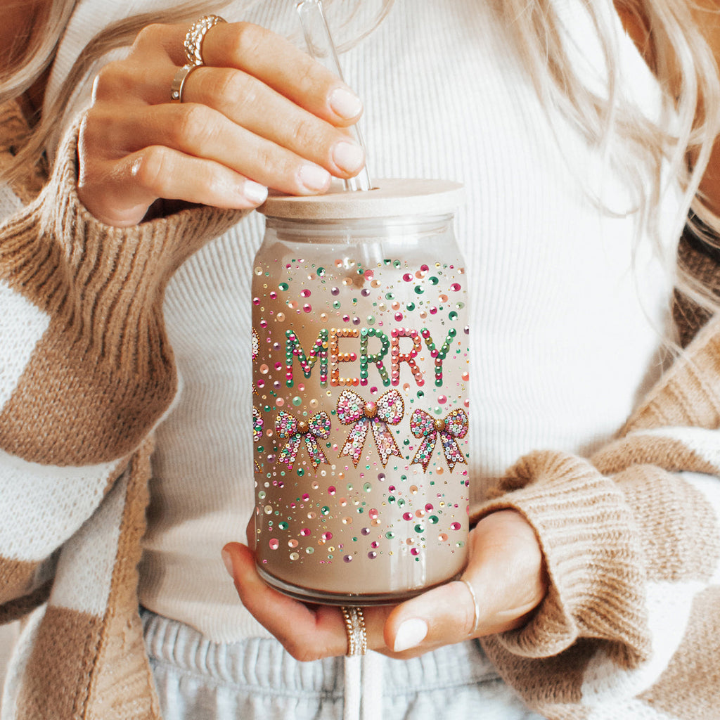 Sequin MERRY 17oz