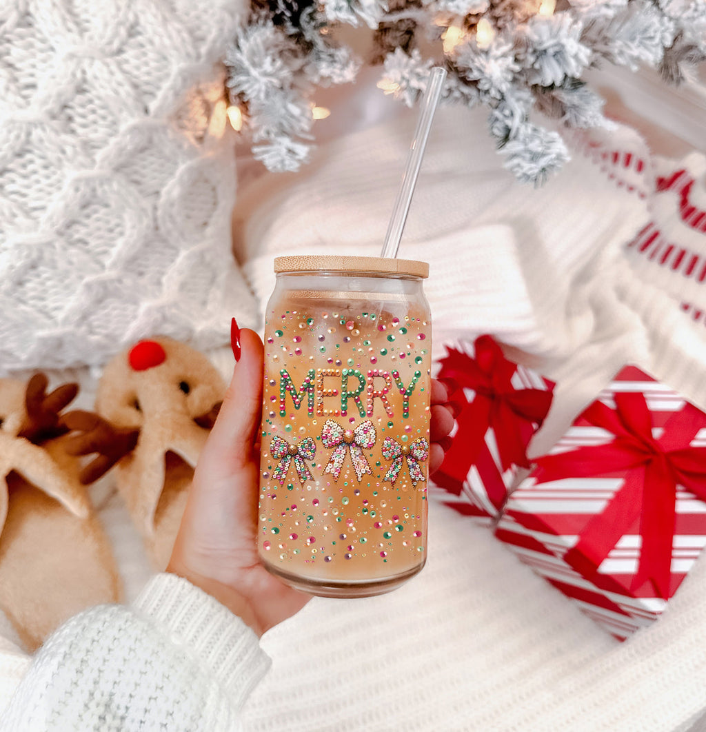 Sequin MERRY 17oz
