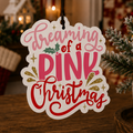 Pink Christmas Freshie
