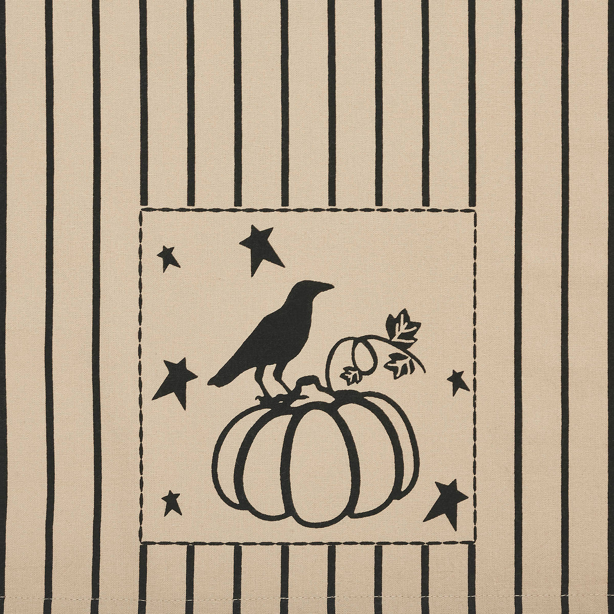 Midnight Harvest Pumpkin & Raven Kitchen Towel Collection | Set of 3 Cotton Towels
