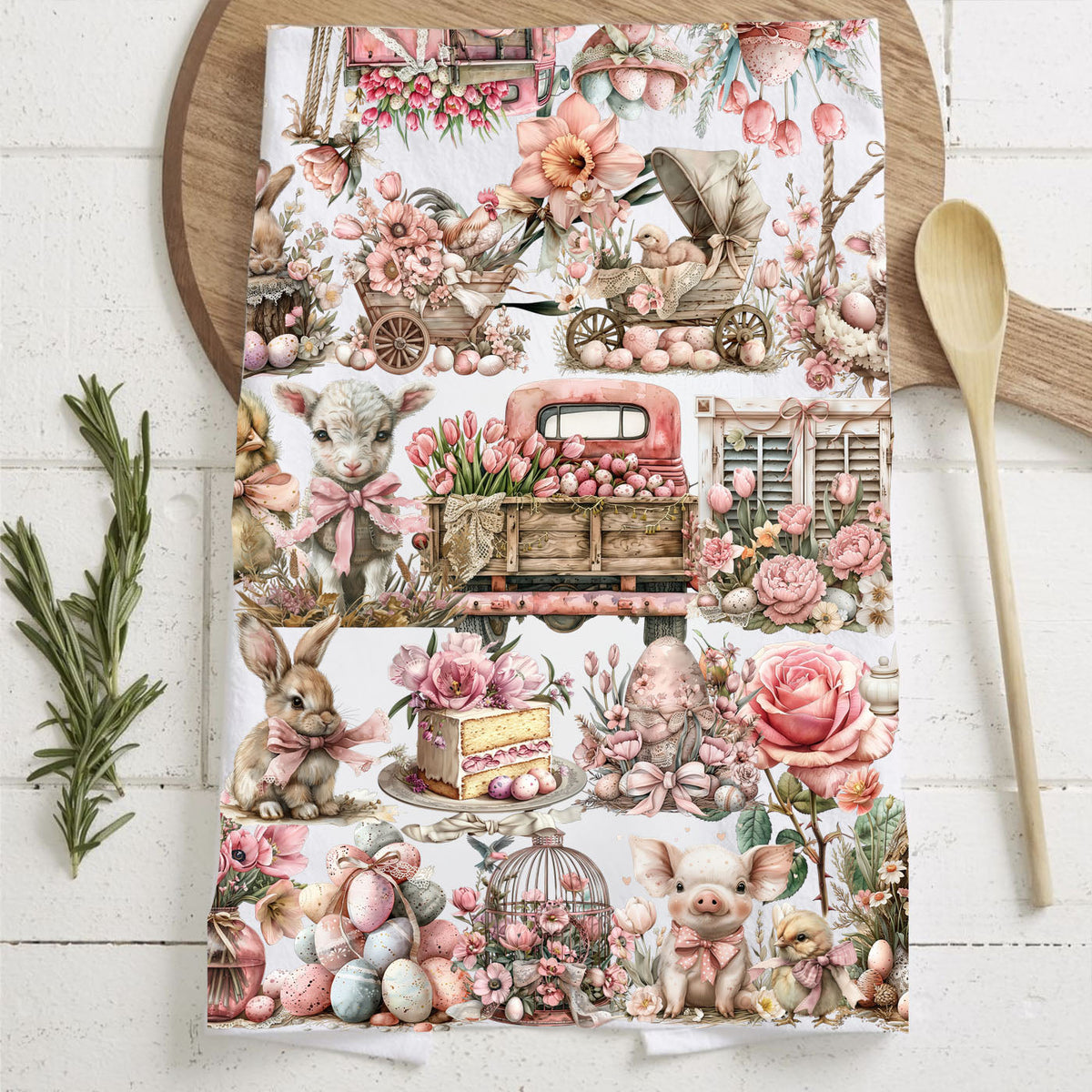 Rose Royal Easter Towel