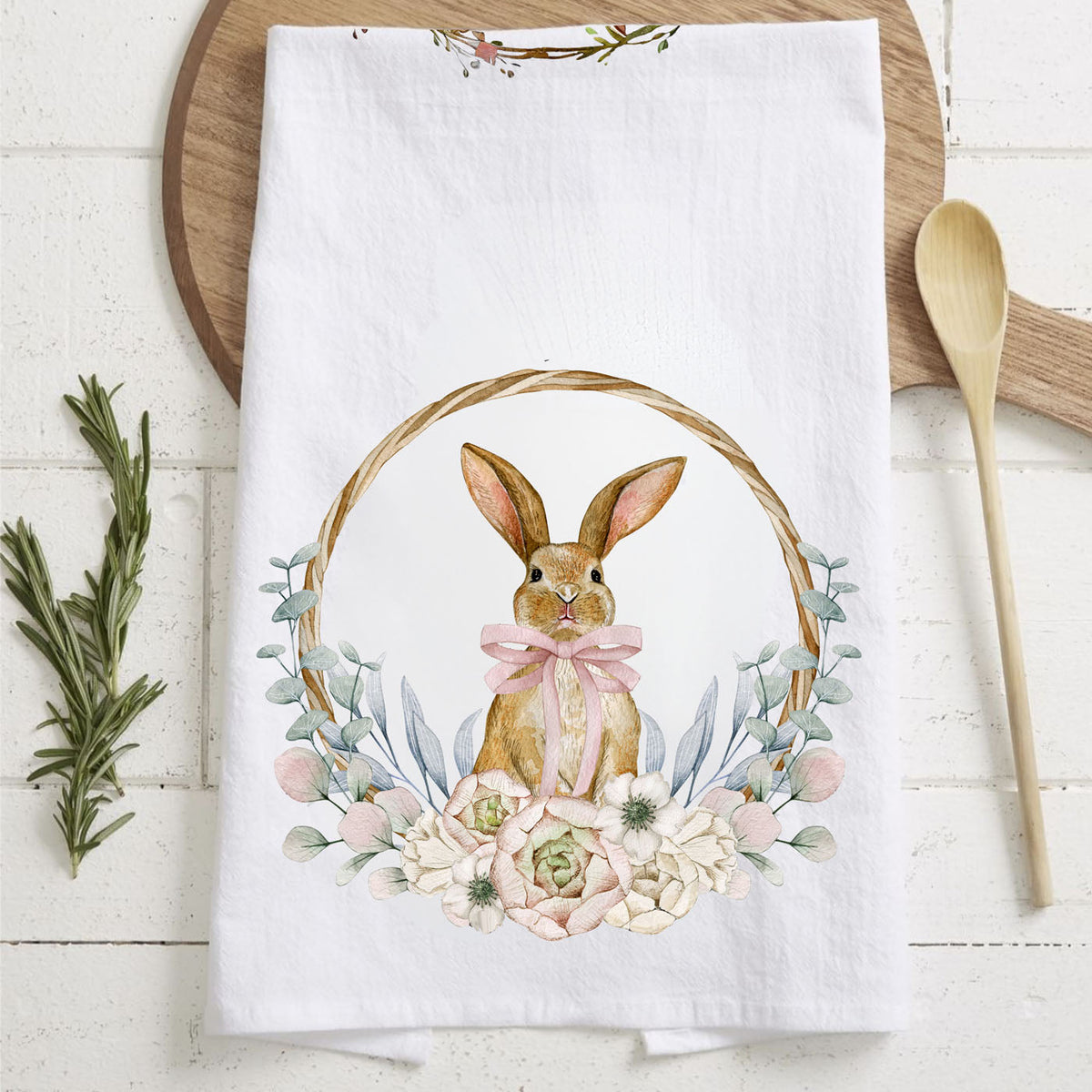 Rustic Bunny Towel