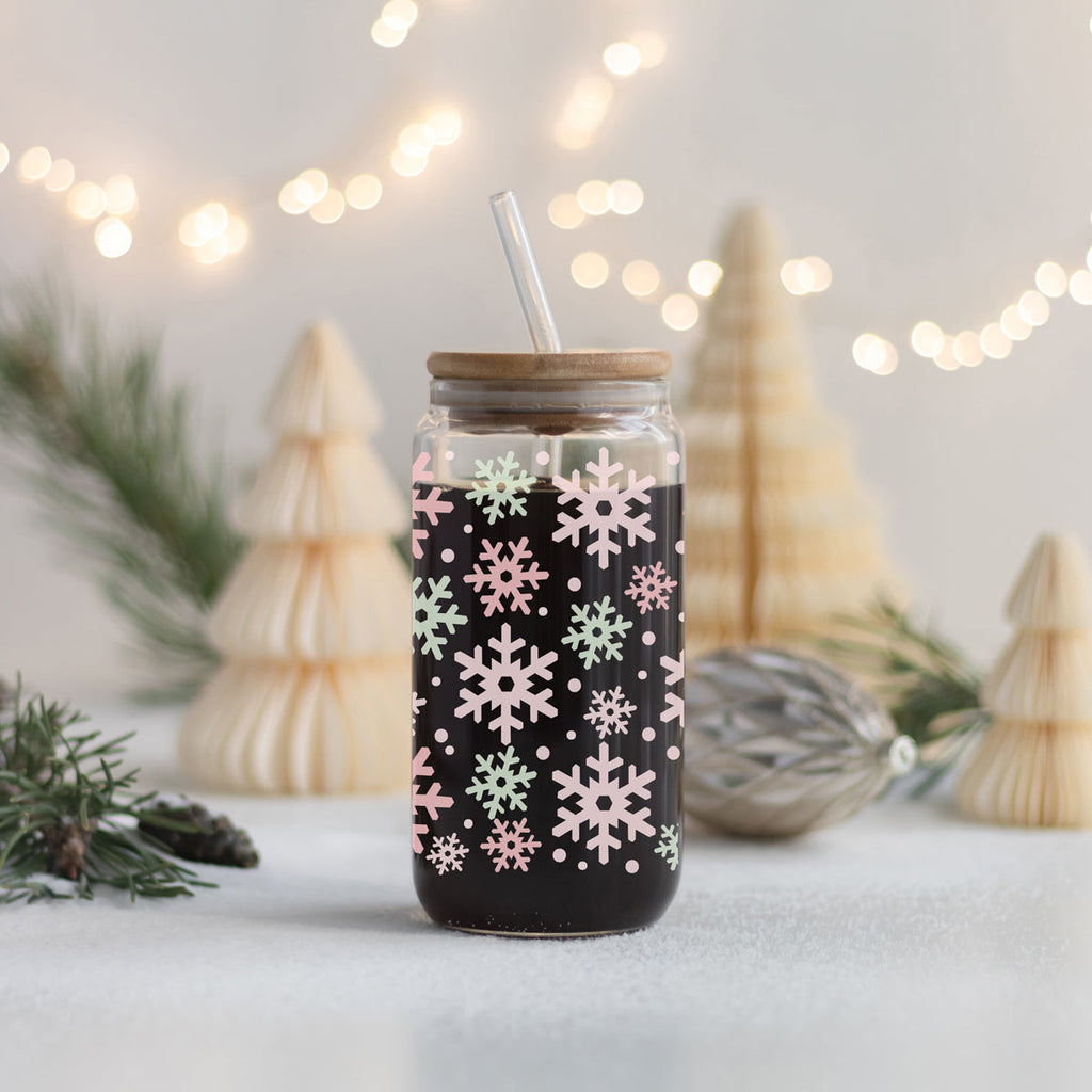Pastel Snowflakes 17oz